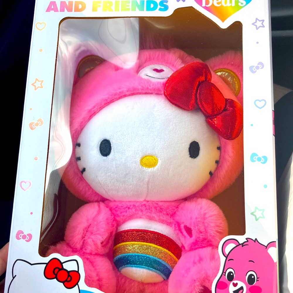 Hello kitty and friends Care Bears